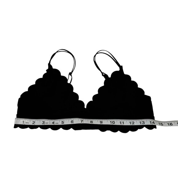 Anthropologie Women's Seamless Scalloped Bralette Size L - Picture 4 of 4